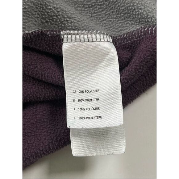 The North Face Womens TKA 100 Plum 1/4 Zip Fleece Mock Neck Pullover Size Medium - Picture 4 of 9